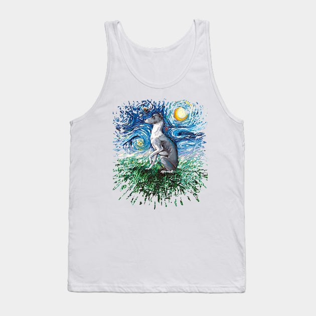 Whippet Night Tank Top by sagittariusgallery